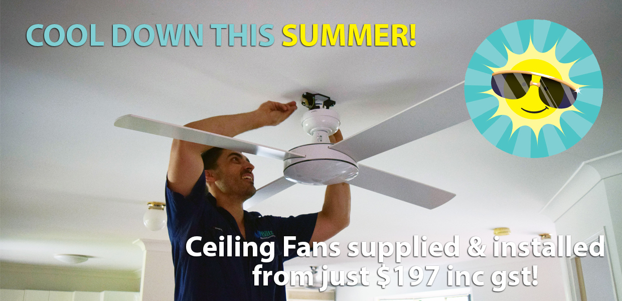 Ceiling Fans Gold Coast Supplied Installed Repaired